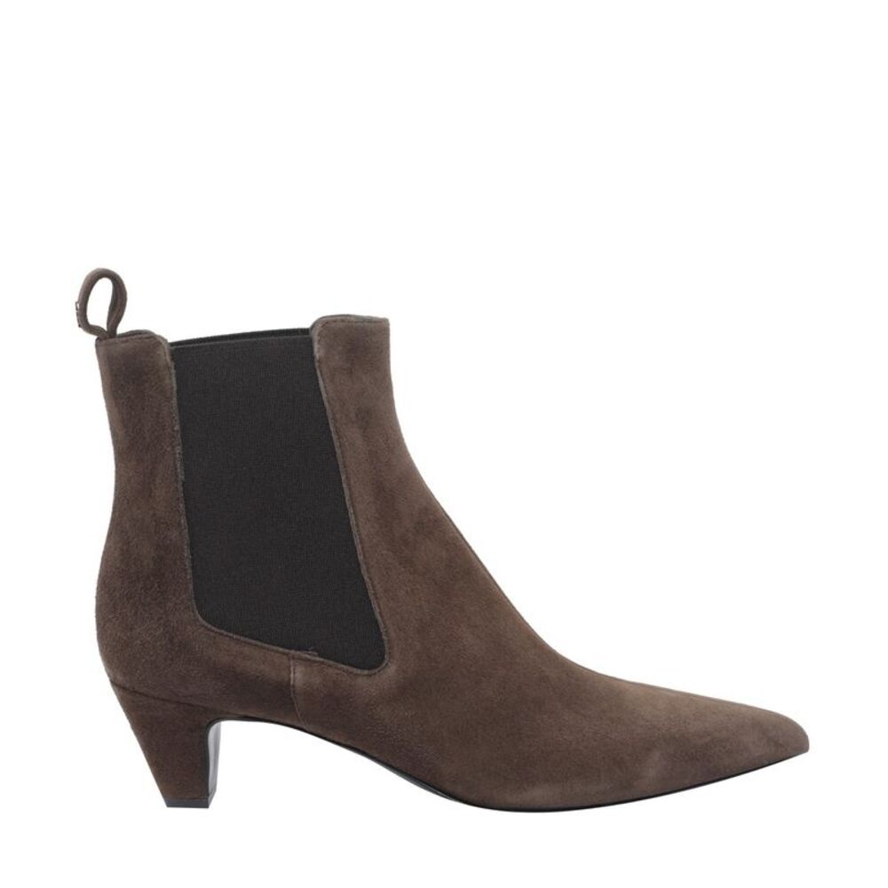 Fabi Women Chelsea Suede Fabi Pump Booties